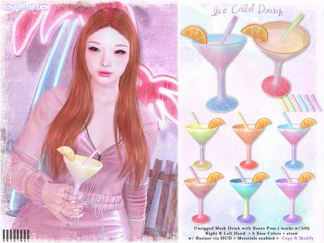 Second Life Marketplace - [ bubble ] Ice Cold Drink